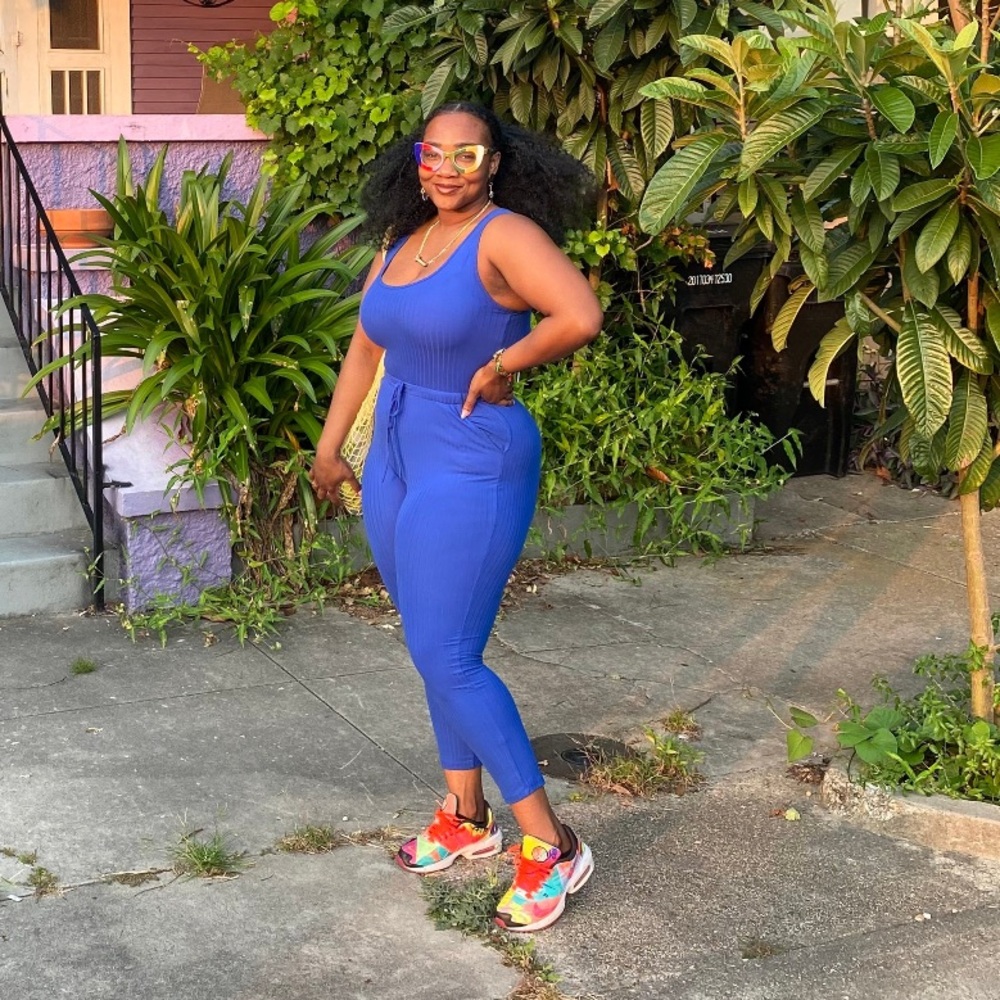 Brand New Blue Jumpsuit